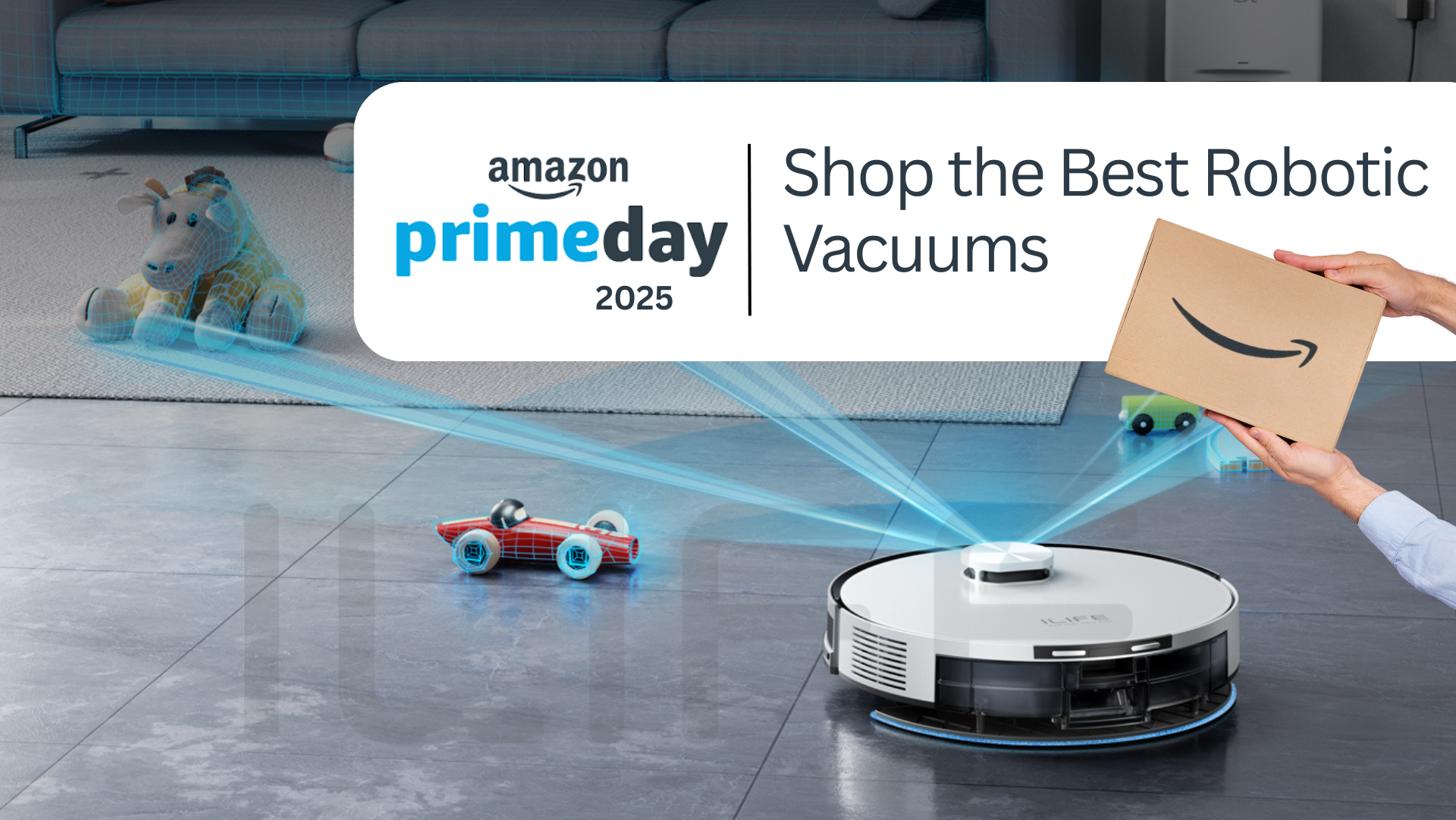 Amazon Prime Day Is Coming - Give Your Home A Cleaning Upgrade With ILIFE Floor Cleaning Robots