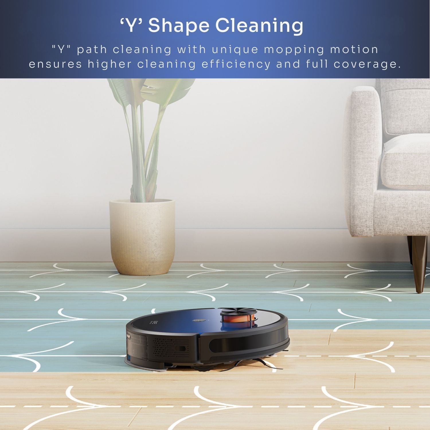 Y shape cleaning