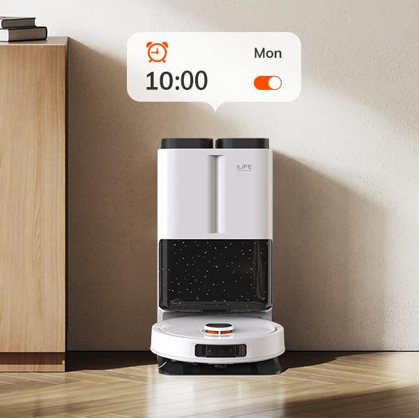 schedule cleaning with T60s robot vacuum