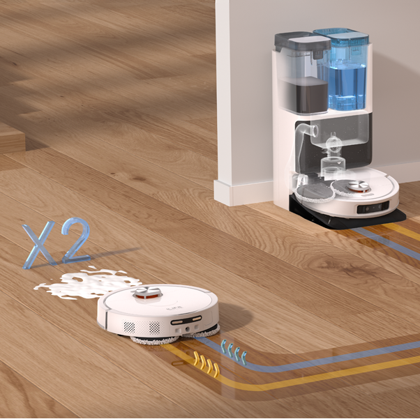 double-clean with ILIFE T60s