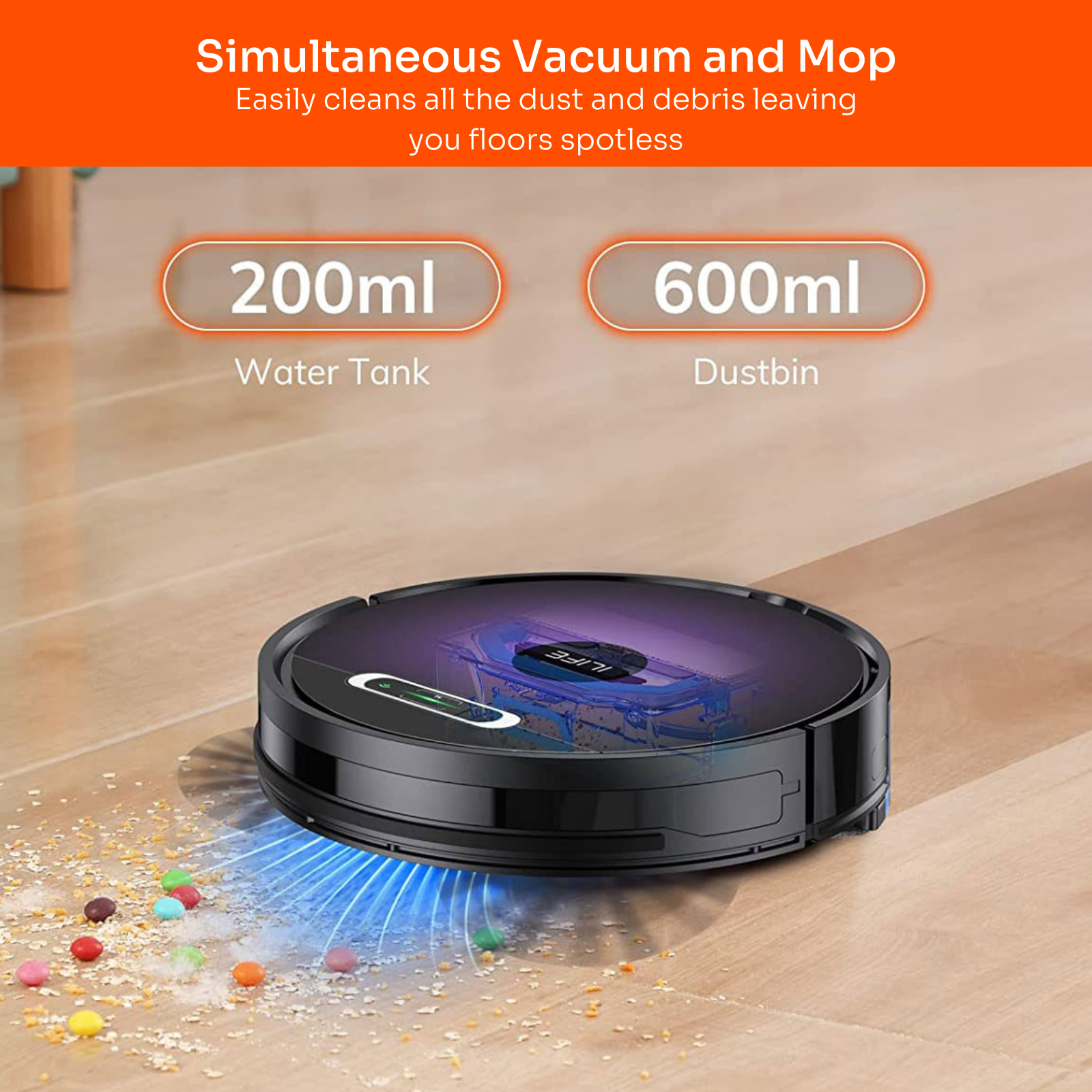 Simultaneous Vacuum & Mop