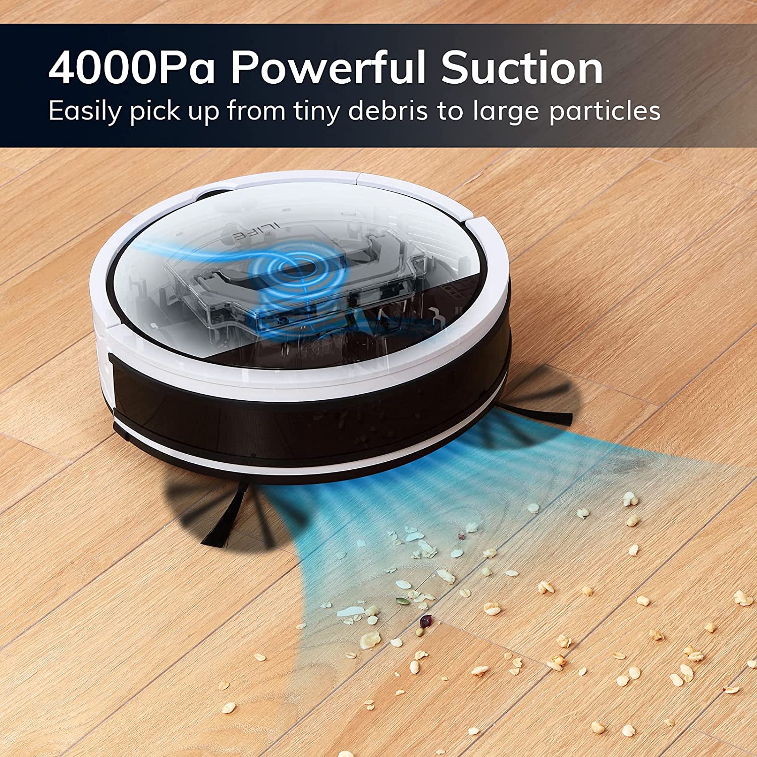 4000 Pa Powerful suction