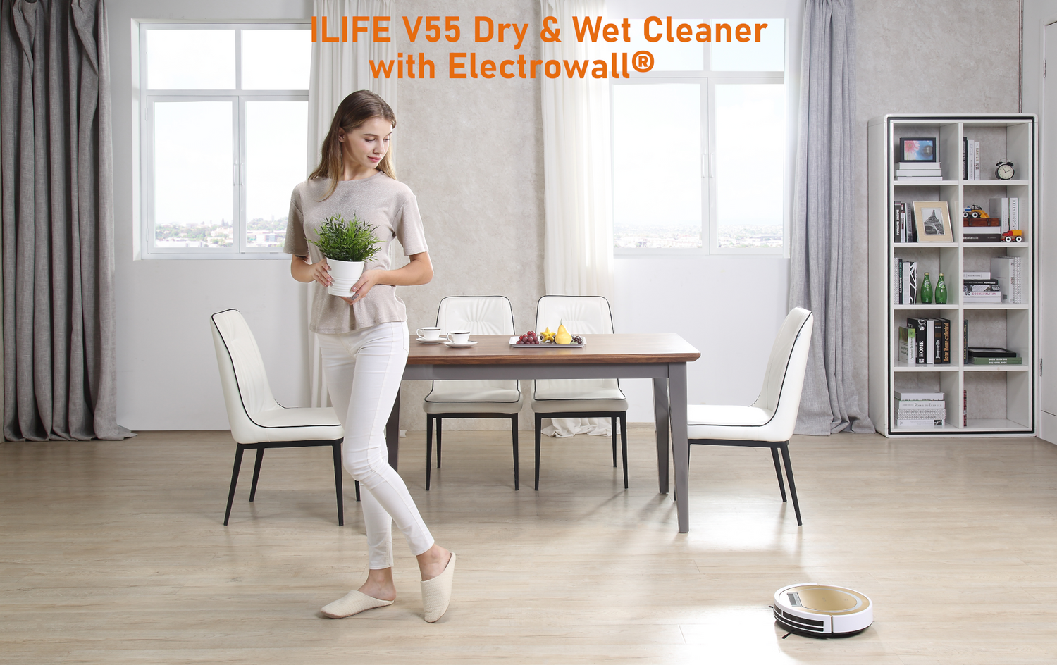 schedule ILIFE V55 robotic vacuum cleaner
