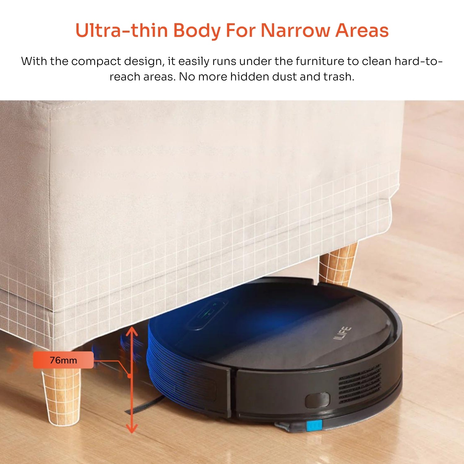 Ultra thin body for narrow Areas 