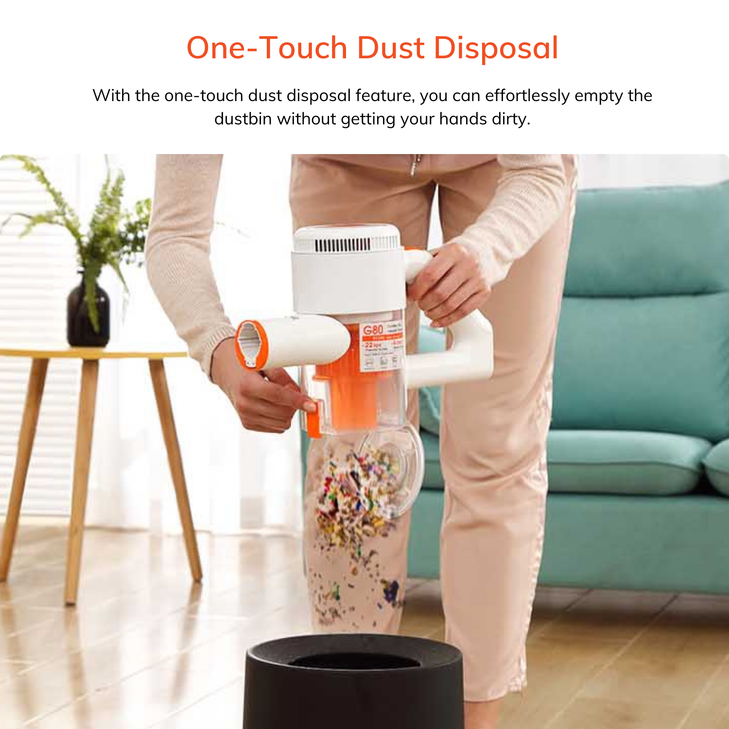 One touch Dust Disposal