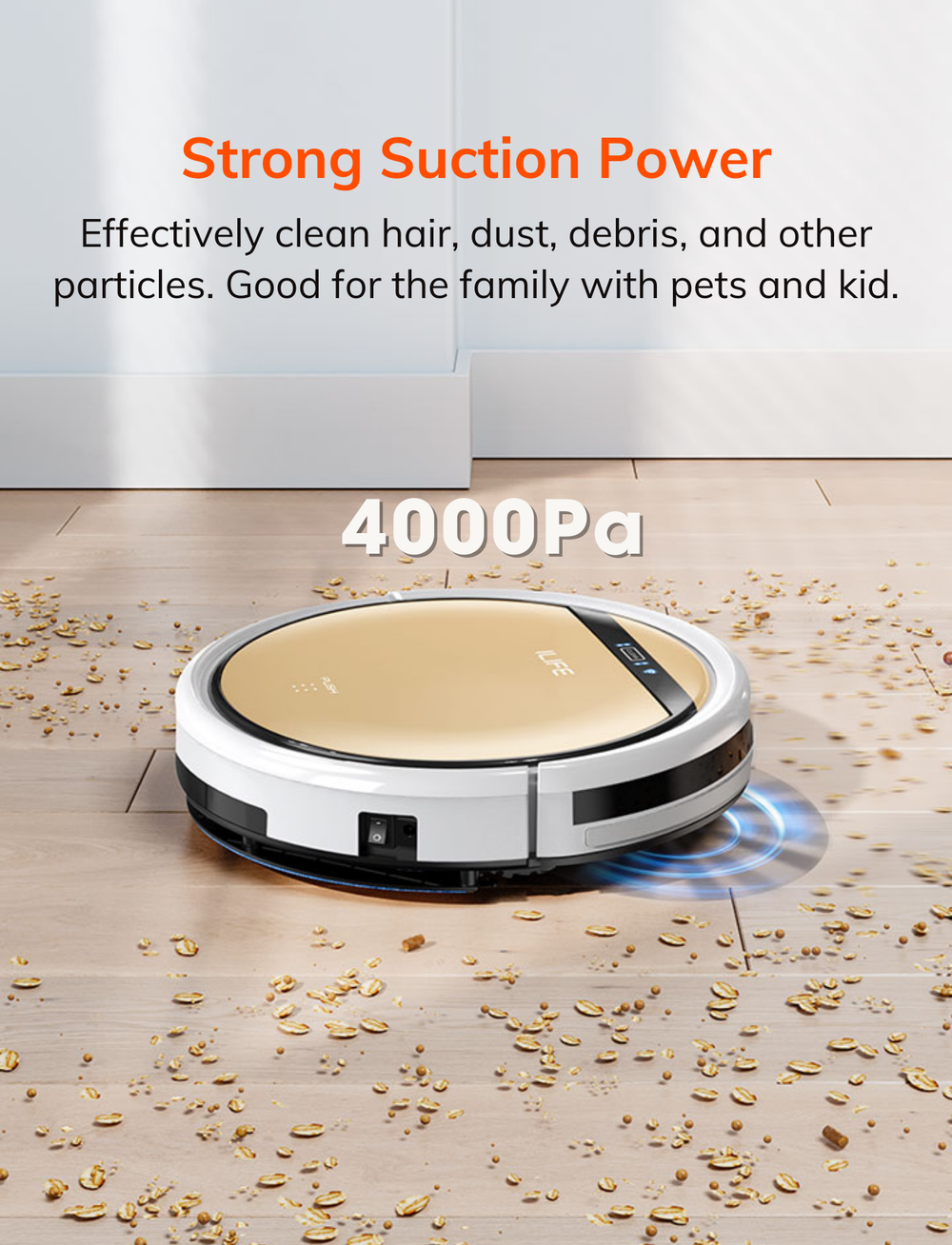 ILIFE V5s Ultra 4000pa suction 