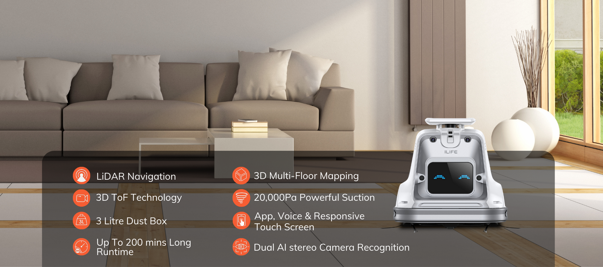 ILIFE X1000 Robot Vacuum Cleaner