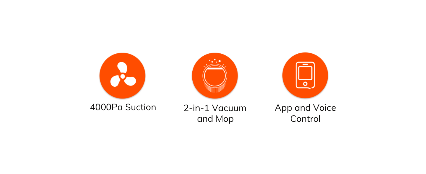 ILIFE V5s Ultra robot vacuum with 4000Pa suction 2 in 1 vacuum mop and smart app voice control