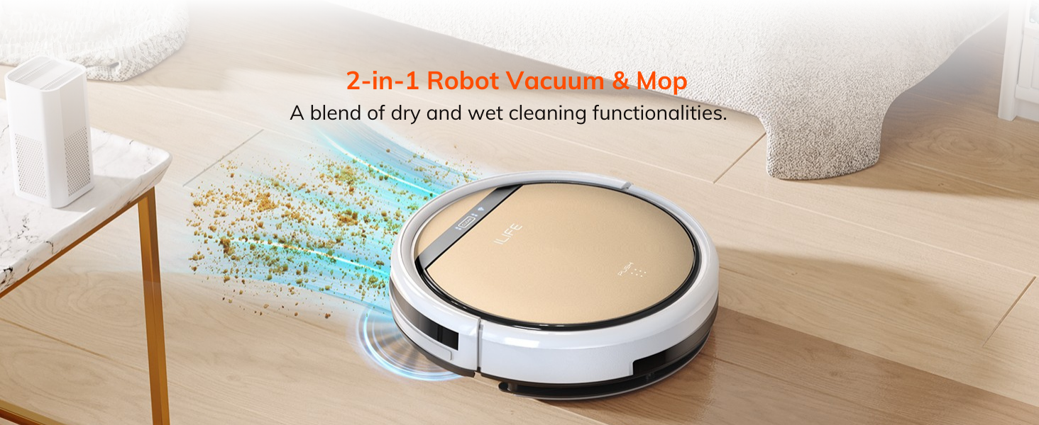 ILIFE robot vacuum and mop
