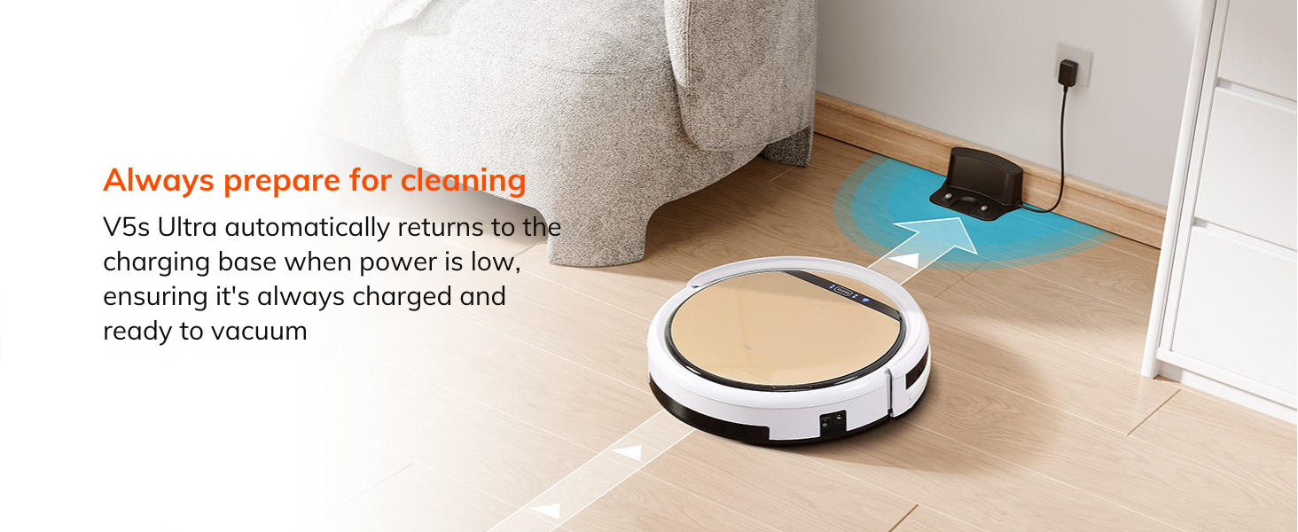ILIFE V5s Ultra auto recharging 