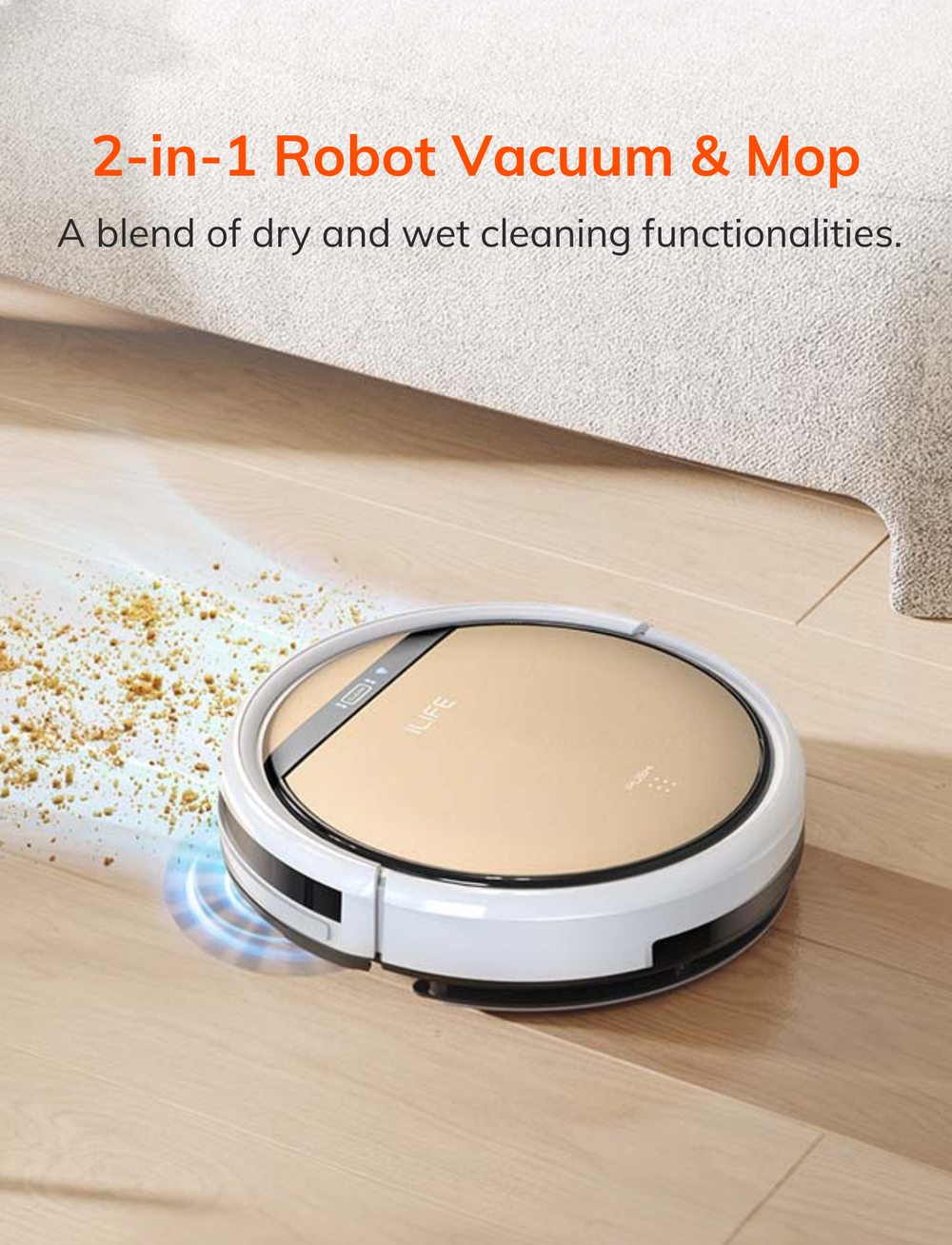 ILIFE robot vacuum and mop 