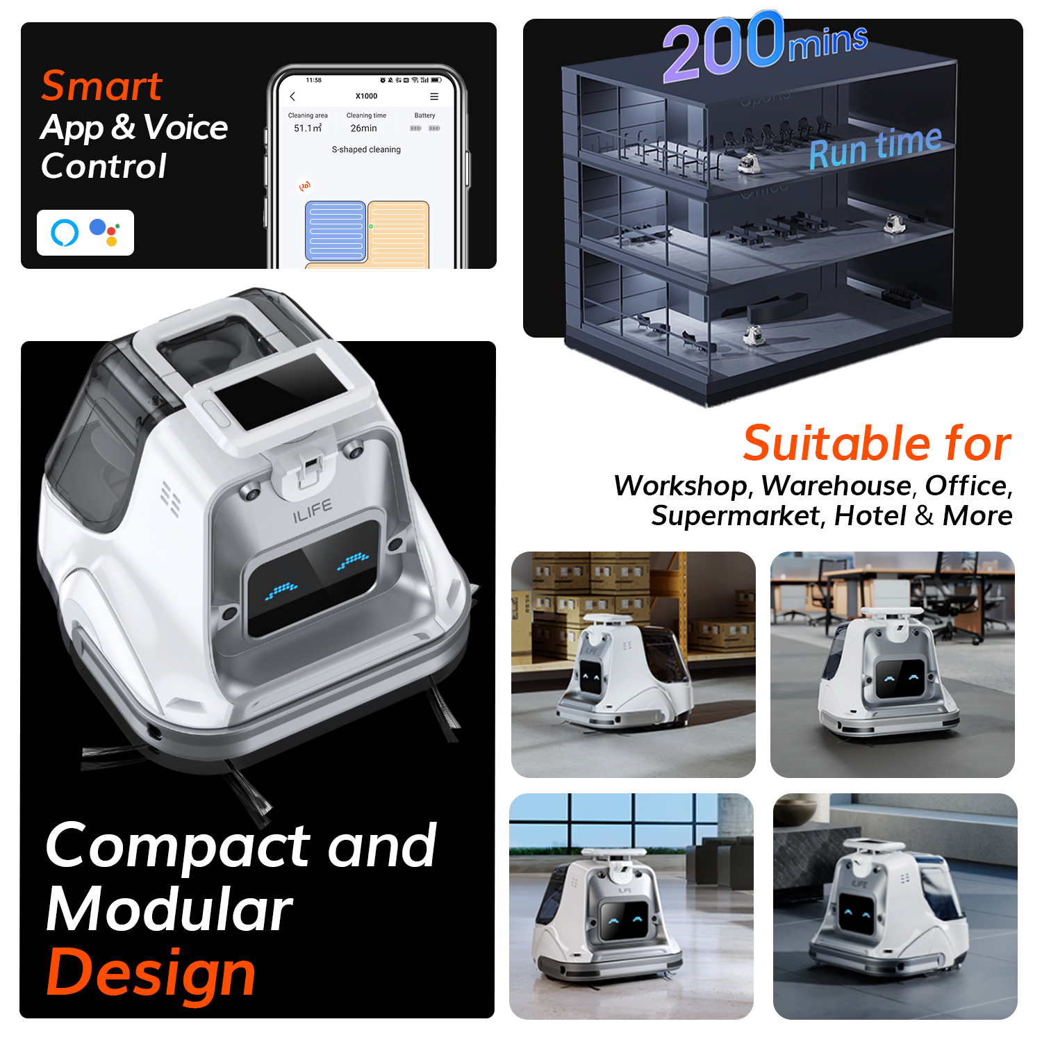 Smart App & Voice control 