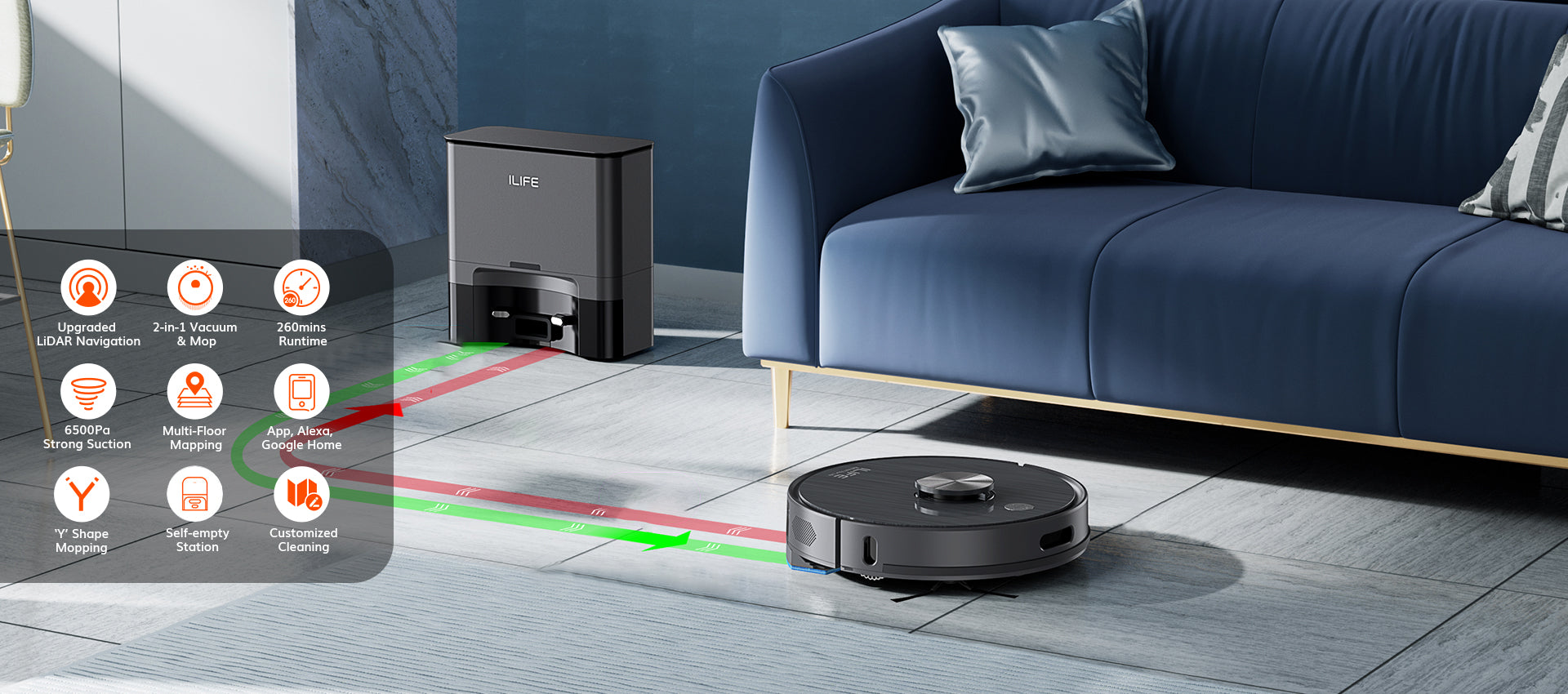 ILIFE T20s Pro Robot Vacuum Cleaner